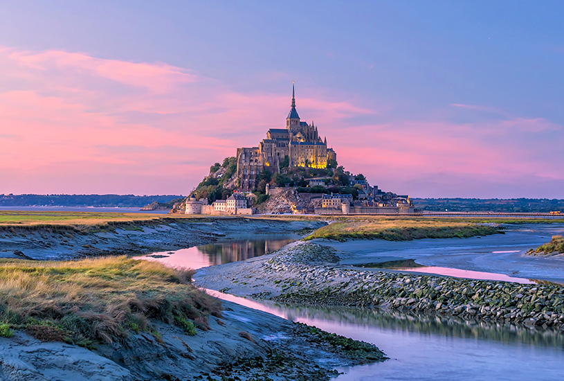 Mont St Michael, France